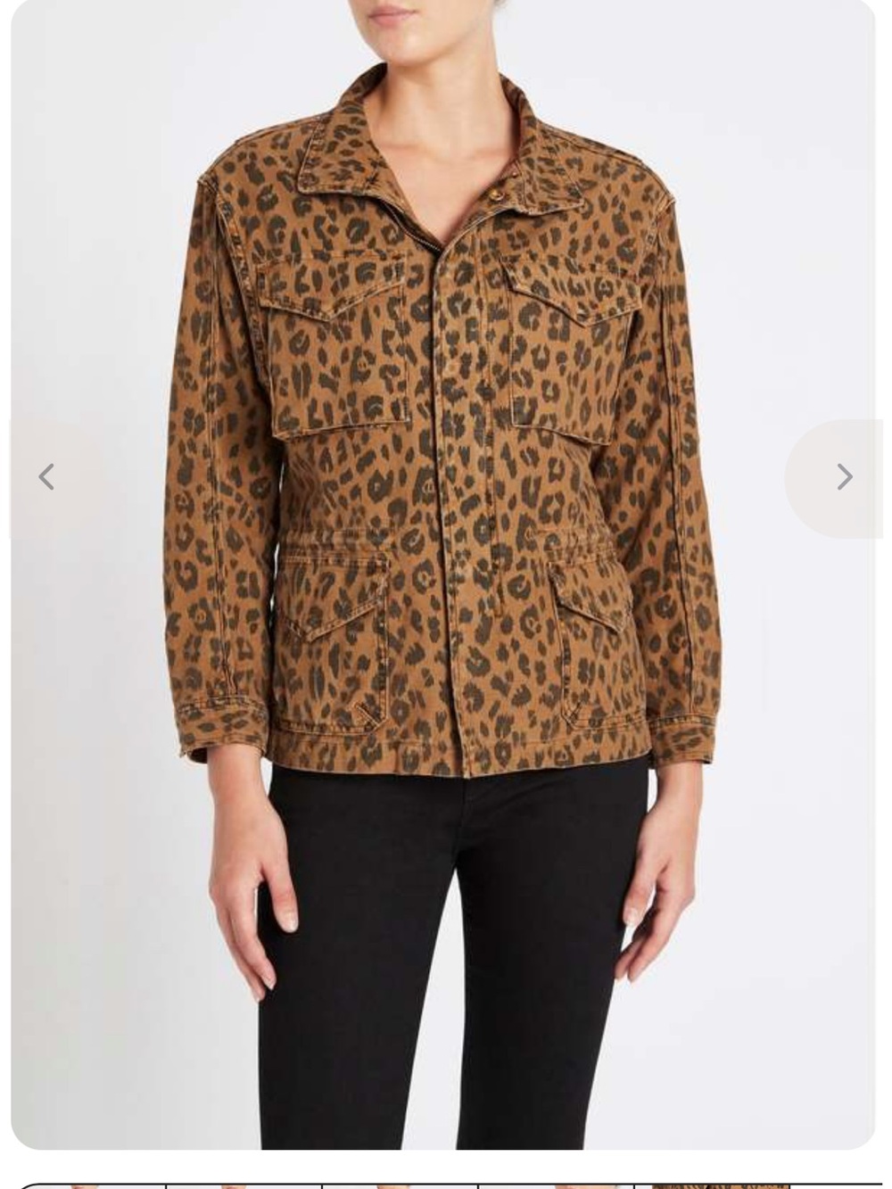 Frame Denim Cheetah Jacket